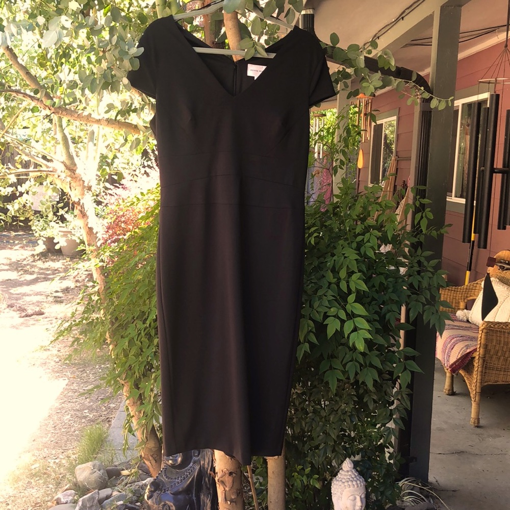 Donna Morgan fitted black dress size 12
